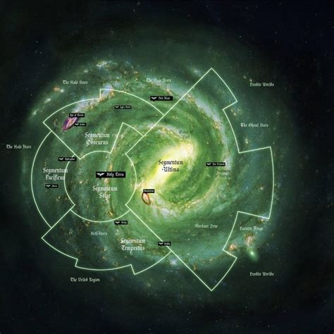 Warhammer 40k Art Galaxy Map Science Nature