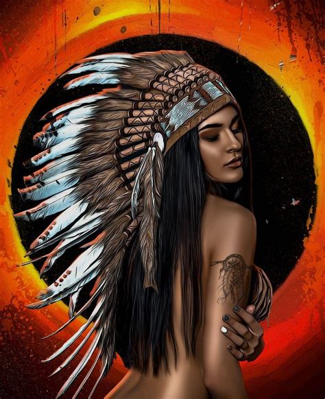 Dima Fisenko Native American Wallpaper Native American Tattoos Native American Paintings