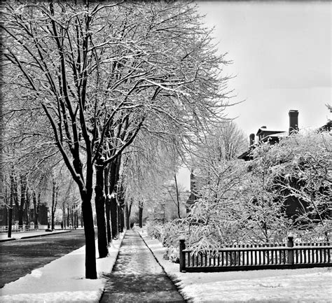 Detroit Michigan In Winter C1907 Restored Archival Print