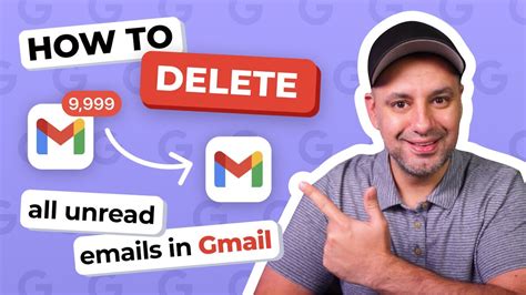 How To Delete All Unread Emails In Gmail Youtube