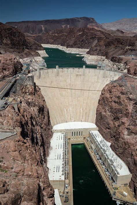 Hoover Dam And Lake Mead During Drought Photograph By Jim Westscience