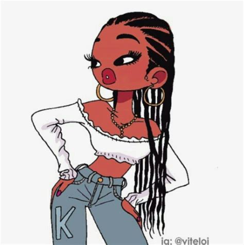 Pin By J Miller On B L A C K Art Black Girl Art Black Girl Cartoon