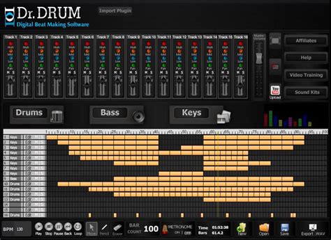 Make Your Own Beats With The Dr Drum Music Software Youtube