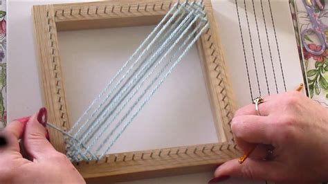 Beginners Tutorial Weaving Your First Square With A Pin Loom