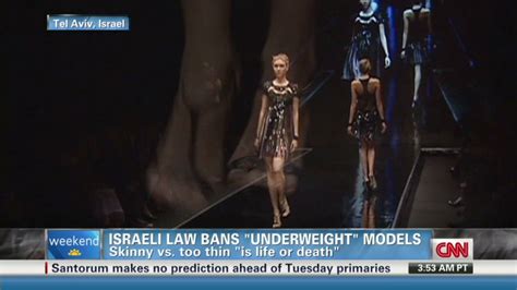 israel bans too skinny models cnn