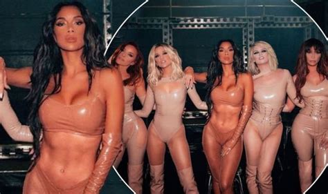 Nicole Scherzinger Smoulders In Nude Latex Look To Promote New Pussycat