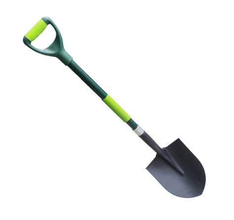 Garden Tools Forged Steel Sharp Spade Round Point Shovel With