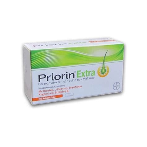 Priorin Extra Νέα Βελτιωμένη Σύνθεση 60 κάψουλες Doctor Pharmacy