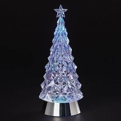 Swirling Glitter Christmas Tree With Music Led Light Up Tree Music Snow