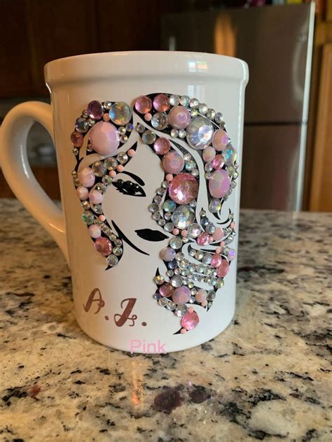 Personalized Bling Coffee Mug Etsy