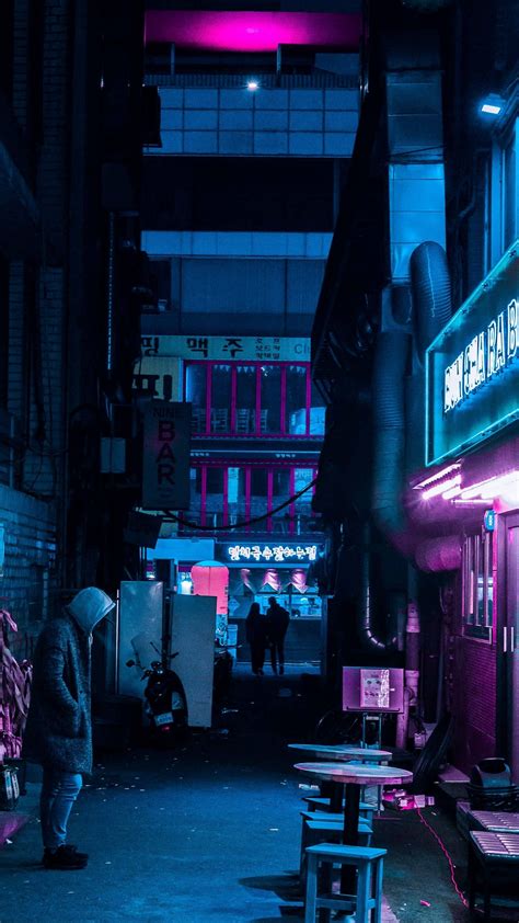 Neon City Phone Wallpapers Wallpaper Cave