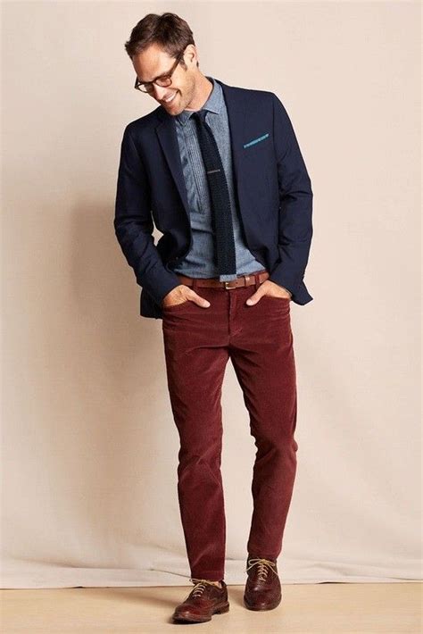 Pin By Black Crossroad On M O D A Burgundy Pants Men Mens Casual Outfits Mens Winter Fashion