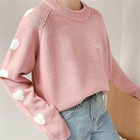 Pin By 𝙱 𝙴 ☽ On ꜰʟᴏᴡᴇʀ Sʜᴏᴘ Stylish Sweaters Aesthetic Clothes Fashion