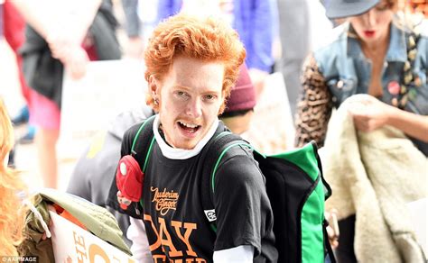 Ginger Rally In Melbourne Attracts Hundreds Of Redheads Daily Mail Online