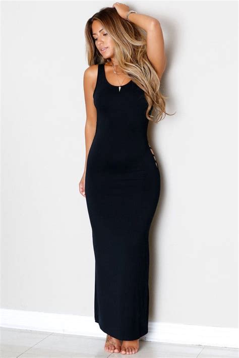 Women Tight Long Black Backless Prom Dresses Online Store For Women