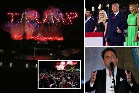 Awe Inspiring Fireworks Display And Opera From White House Steps Round