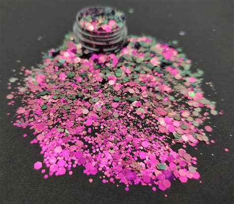 Chameleon Chunky Glitter Colour Shift Glitter Pink To Etsy