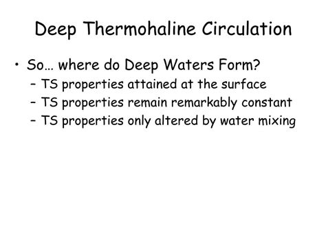 Ppt Ocean Circulation Deep Thermohaline Currents Powerpoint
