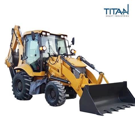 Hydraulic Mechanical Titan With Price Mini Backhoe Loader Iso China