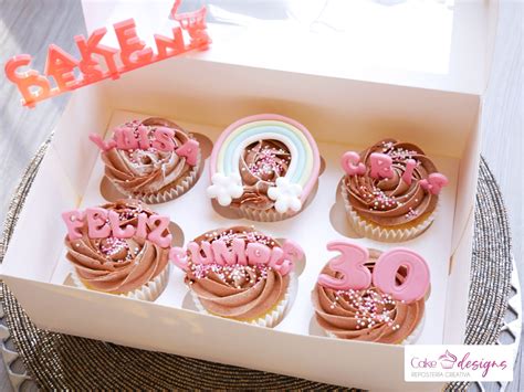 🌈 Cajita De Cupcakes Para Cumpleaños⁠ Sorprende A Alguien Especial Con