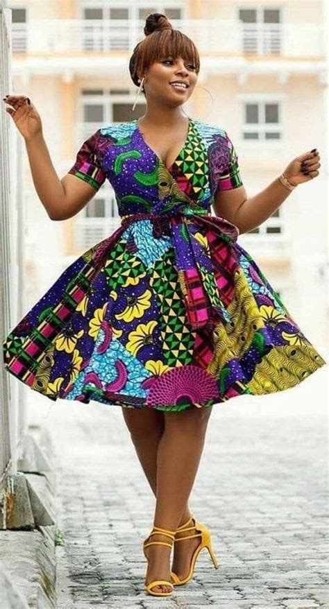 African Clothing For Women African Wrap Dress African Dress African Print Dress Ankara Dress