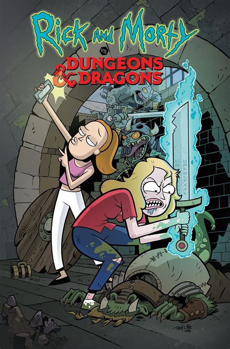 rick and morty vs dungeons and dragons 2 little cover fresh comics