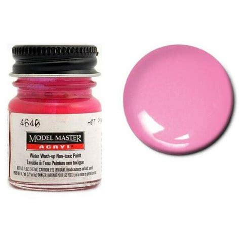 Testors Acrylic Paint Hot Pink Pearl Gloss