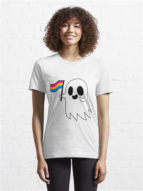 Pansexual Pride Ghost T Shirt For Sale By Ressq Redbubble Ghost T