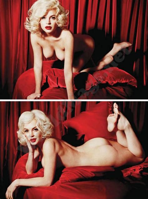 Gros Boulons MagazinePhotos Lindsay Lohan Nue Dans Playboy Janvier