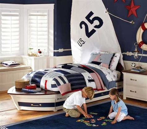Nautical Decorating Ideas For Kids Rooms From Pottery Barn