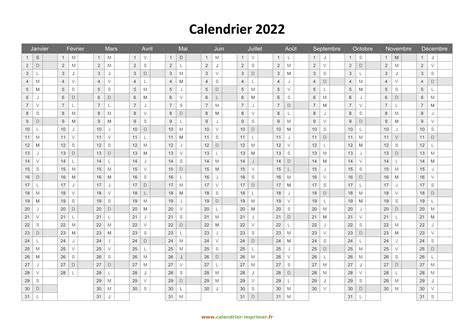 Calendrier 2023 A 2022 Calendrier Annuel 2022 Aria Art