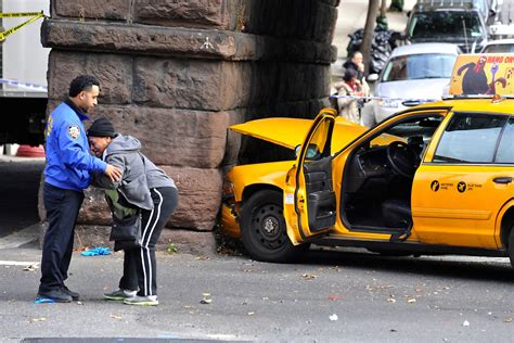 Woman Crushed In Cab Crash Horror