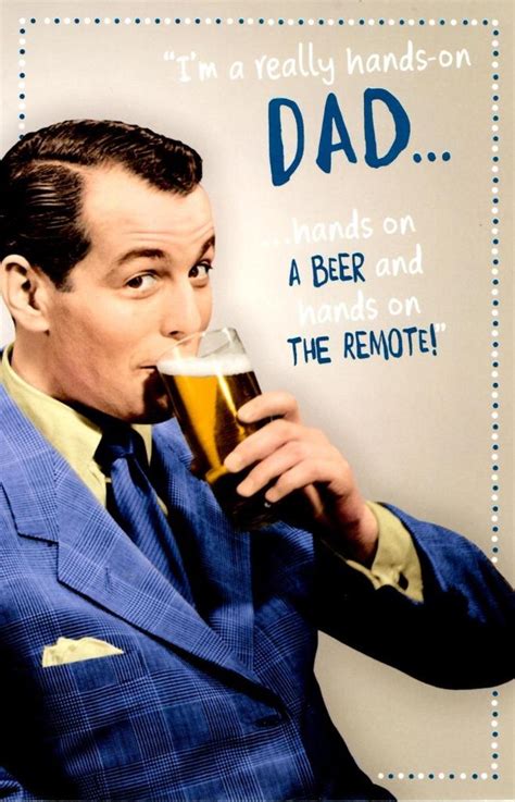 Try these father's day messages and ideas from hallmark writers! Funny Beer & Remote Father's Day Card | Cards