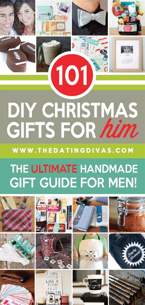 Christmas presents for men homemade christmas gifts best christmas gifts love gifts best gifts first birthday presents wife and girlfriend romantic gifts engagement gifts. 101 DIY Christmas Gifts for Him - The Dating Divas