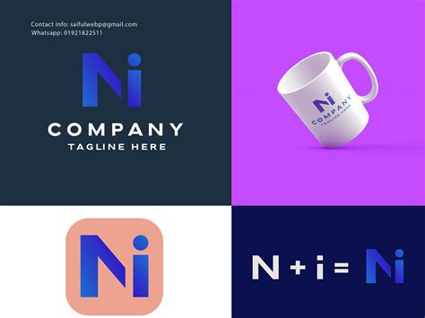 N I Letter Logo Brand Identity Design By Saiful Islam Sakil On Dribbble
