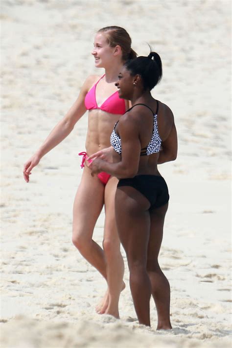 Aly Raisman Madison Kocian And Simone Biles In Bikini Gotceleb