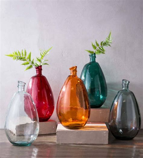 Recycled Glass Balloon Vases Decor Ideas