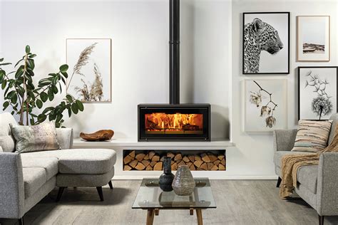 Freestanding Wood Fireplace Indoor Position A Freestanding Indoor