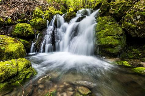 Kleiner Wasserfall Foto And Bild Landschaft Wasserfälle Bach Fluss