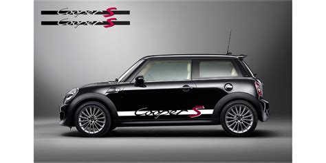 Decal To Fit Mini Cooper S Side Decal Set Min0004 For Mini