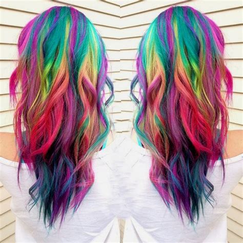 Rainbow Hair Color Ideas You Ll Go Crazy Over