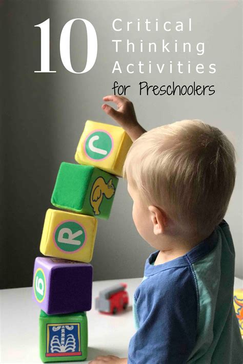 10 Fun Critical Thinking Activities For Preschoolers The Activity Mom