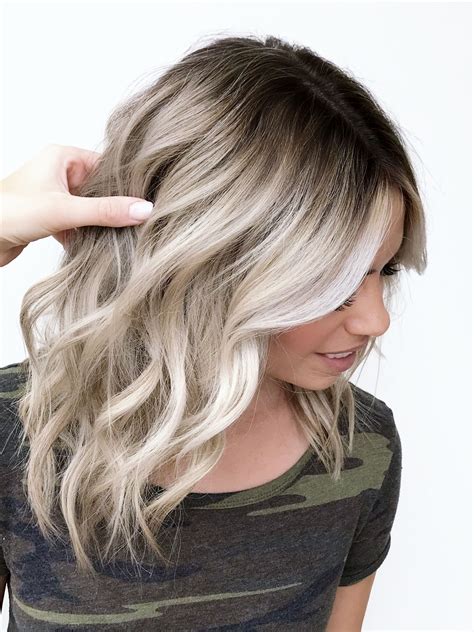 Ash Blonde Hair With Shadow Root Rootsg