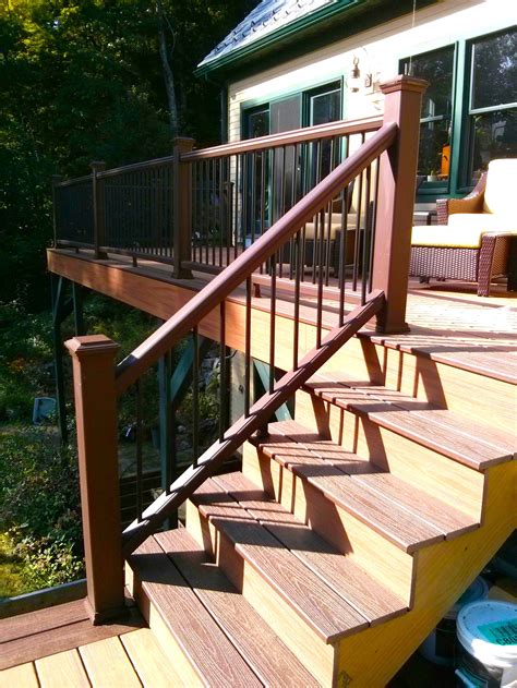 Details of methods for accurate stairway rise & run measurement are provided for tough. How to build a deck stair railing | Tribune Content Agency ...