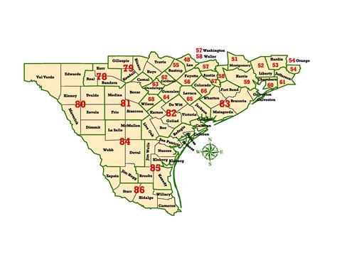 WIMS County ID Maps | Map, Southeast, Texas