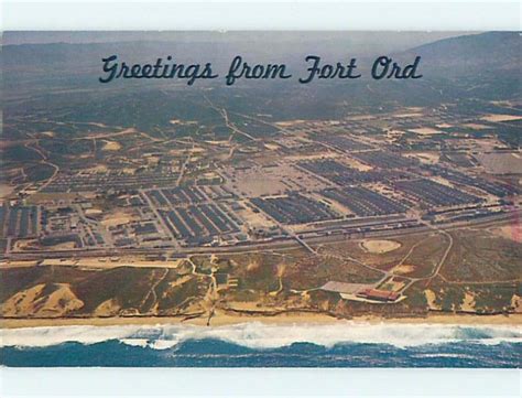 Pre 1980 Aerial View Fort Ord Monterey And Marina And Seaside And Salinas