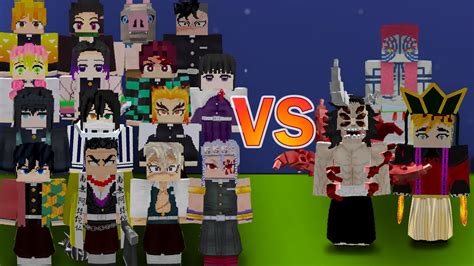 9 pillars and Tanjiro, Zenitsu, Inosuke and Kanao, Genya vs Kokushibou