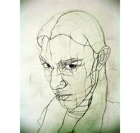 Contour Line Drawing Face