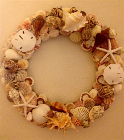 Seashell Wreath I Made Craft Ideas Pinterest Crafts Shell