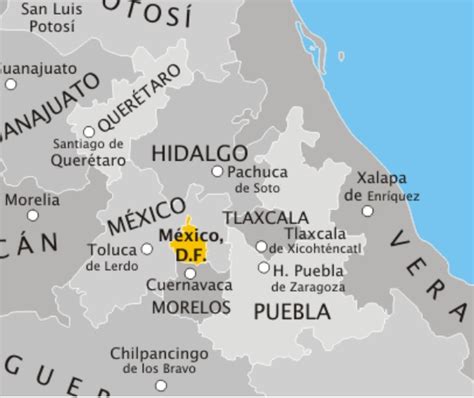 División Política De México Mapa Ciclo Escolar